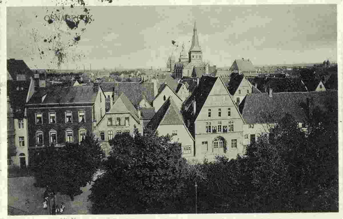 Osnabrück. Panorama der Stadt, 1915