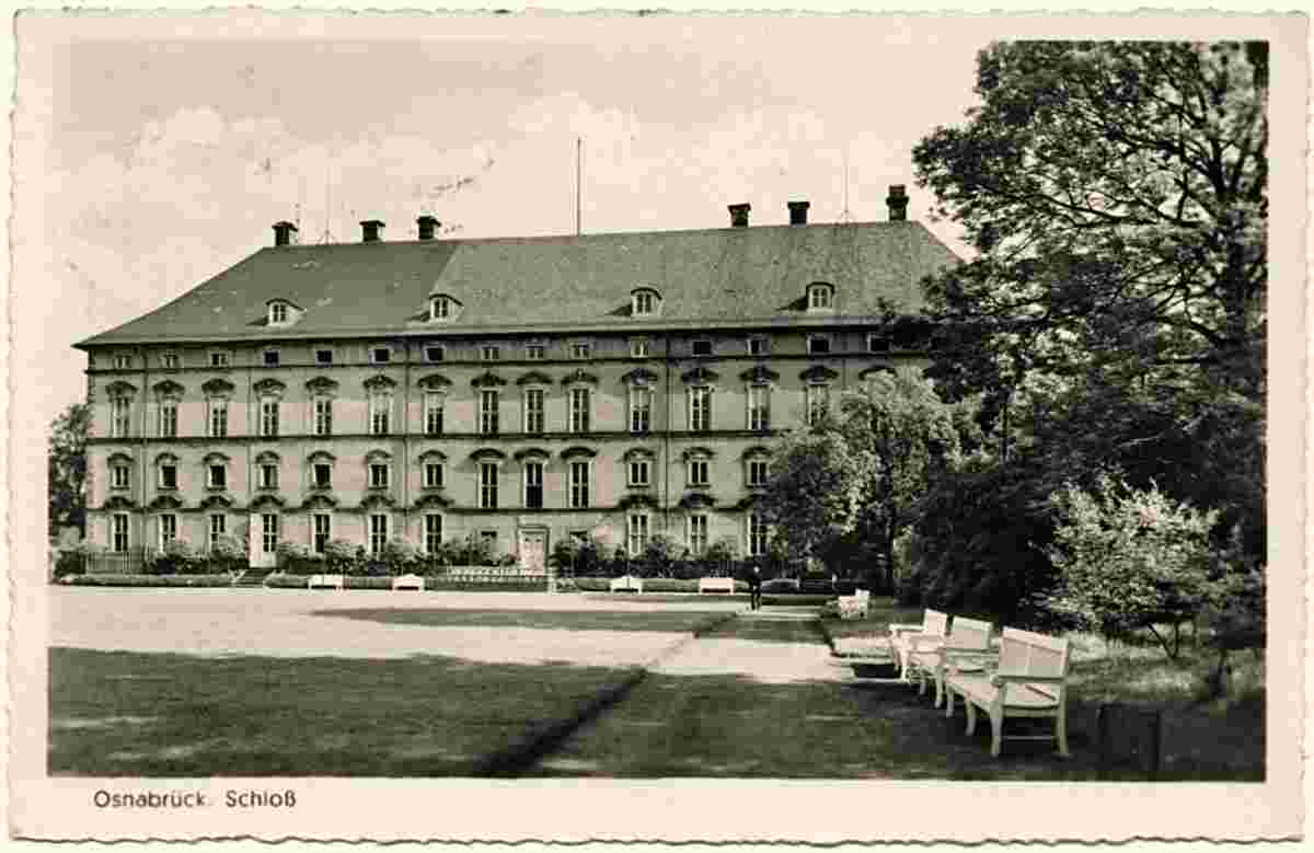 Osnabrück. Schloß, 1952