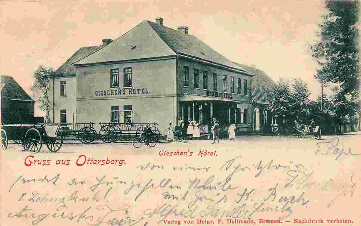 Ottersberg. Gieschen's Hotel, 1900