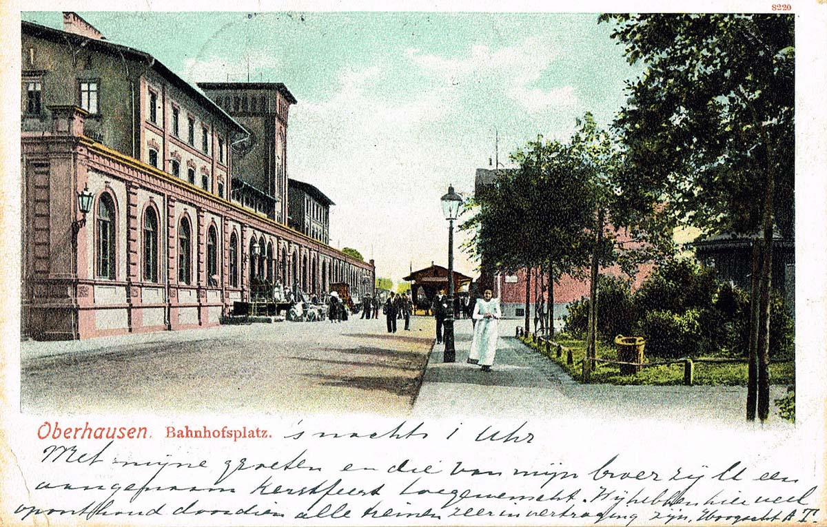 Oberhausen. Bahnhofplatz, 1905