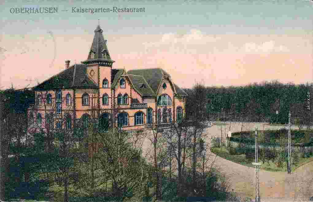 Oberhausen. Kaisergarten, Restaurant, 1912