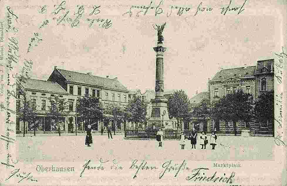 Oberhausen. Marktplatz, 1901