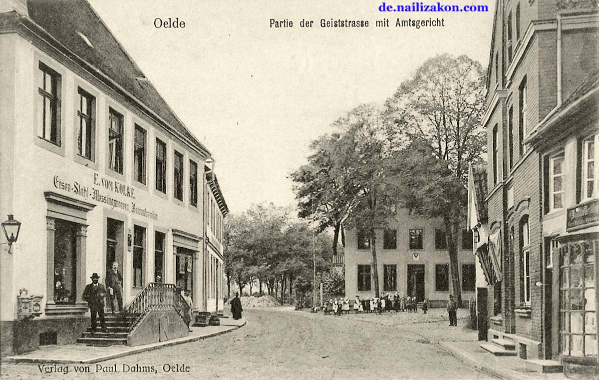 Oelde. Amtsgericht an Geiststraße