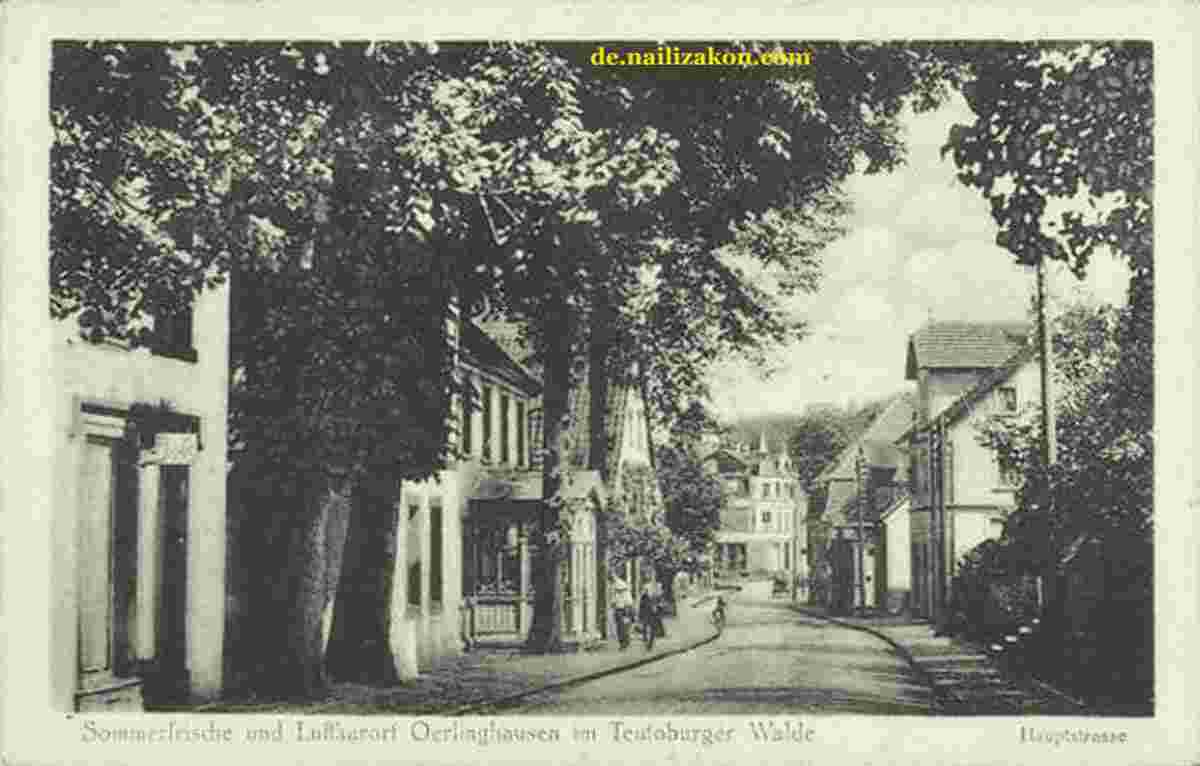 Oerlinghausen. Hauptstraße, 1922
