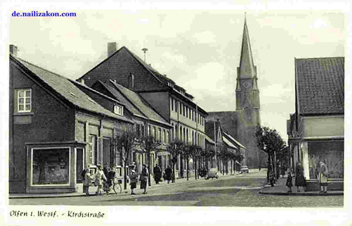 Olfen. Kirchstraße, 1958