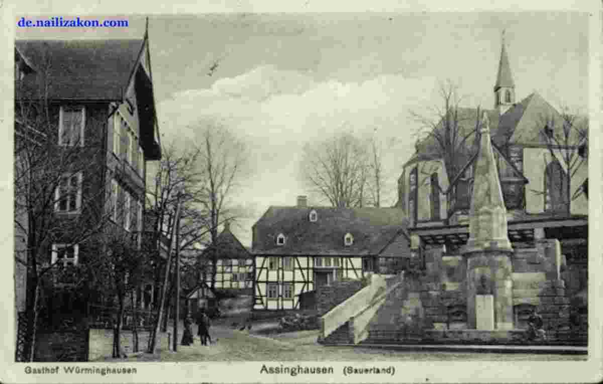 Olsberg. Gasthaus Würminghausen, 1911