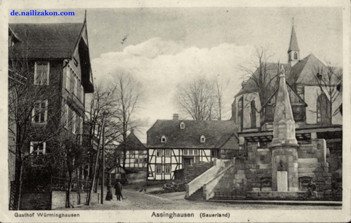Olsberg. Assinghausen - Gasthaus Würminghausen, 1911