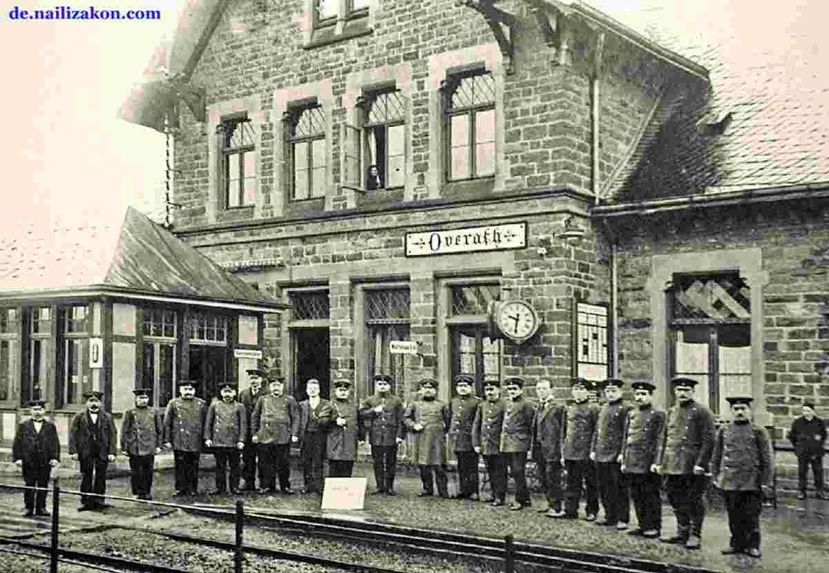 Overath. Bahnhof, 1919