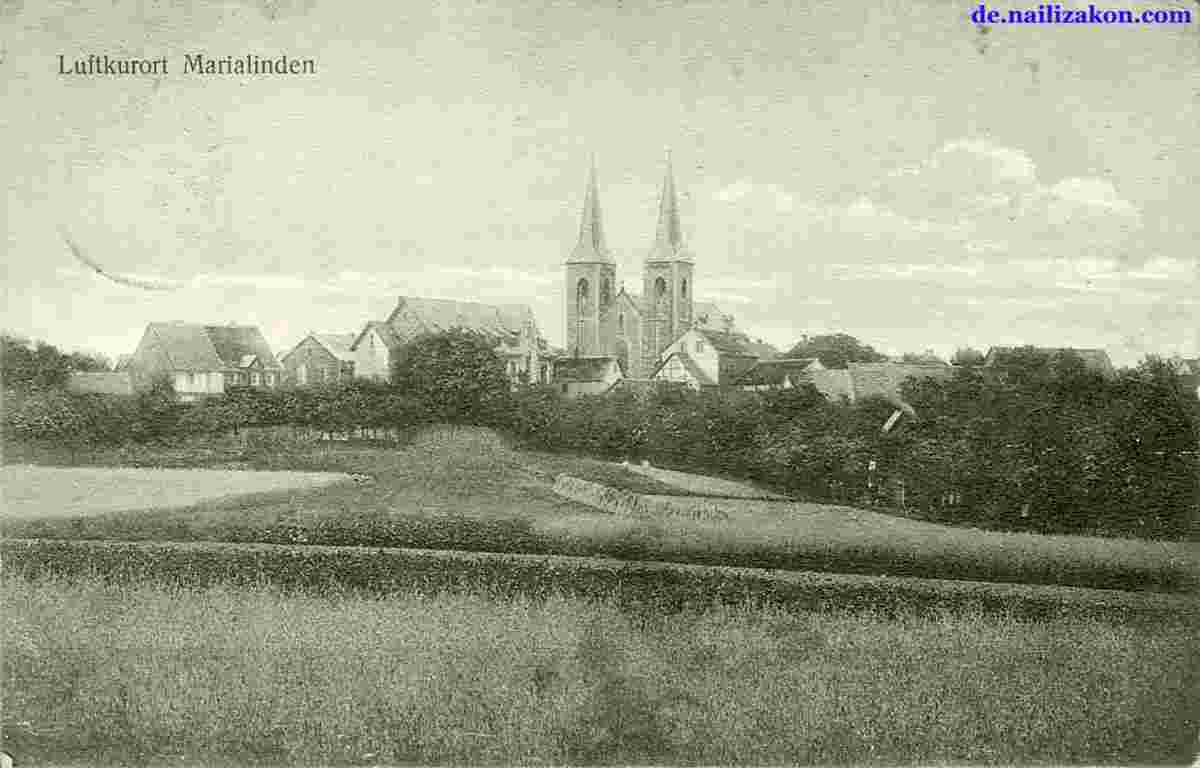 Overath. Panorama auf Kathedrale, 1912