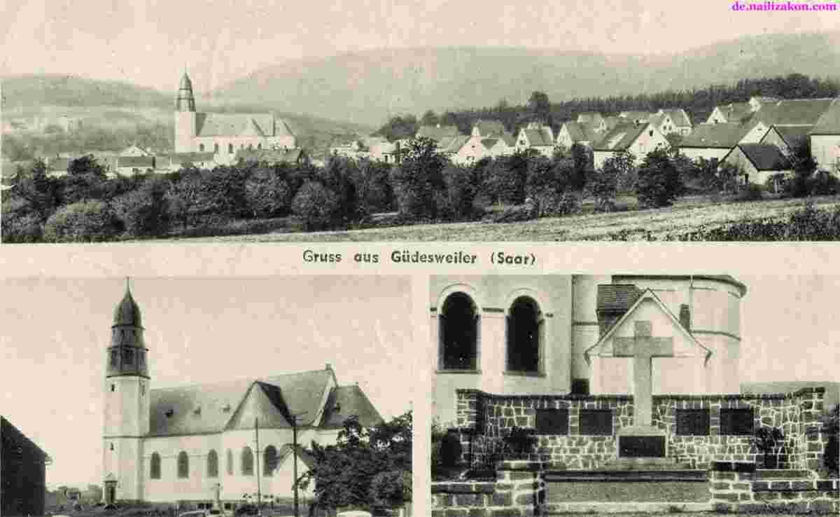 Oberthal. Güdesweiler - Panorama von Orts