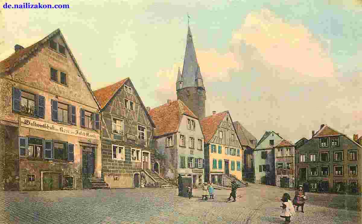 Ottweiler. Rathausplatz, 1918