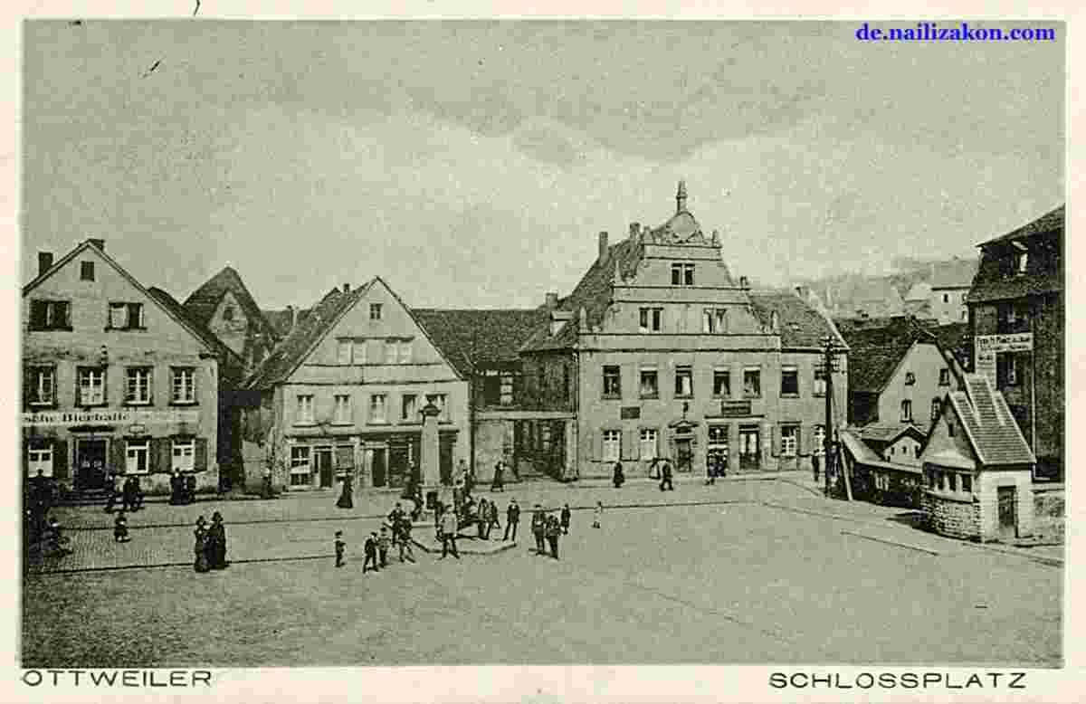 Ottweiler. Schlossplatz, 1929