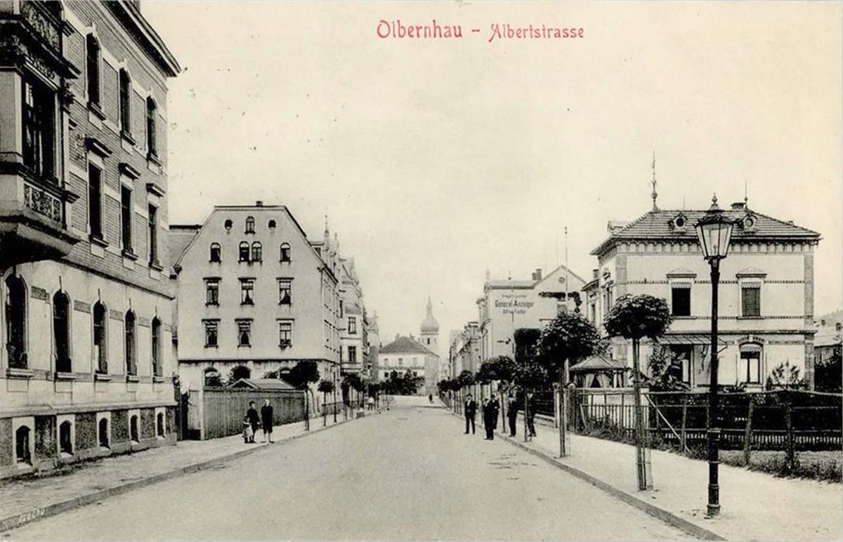 Olbernhau. Albertstraße