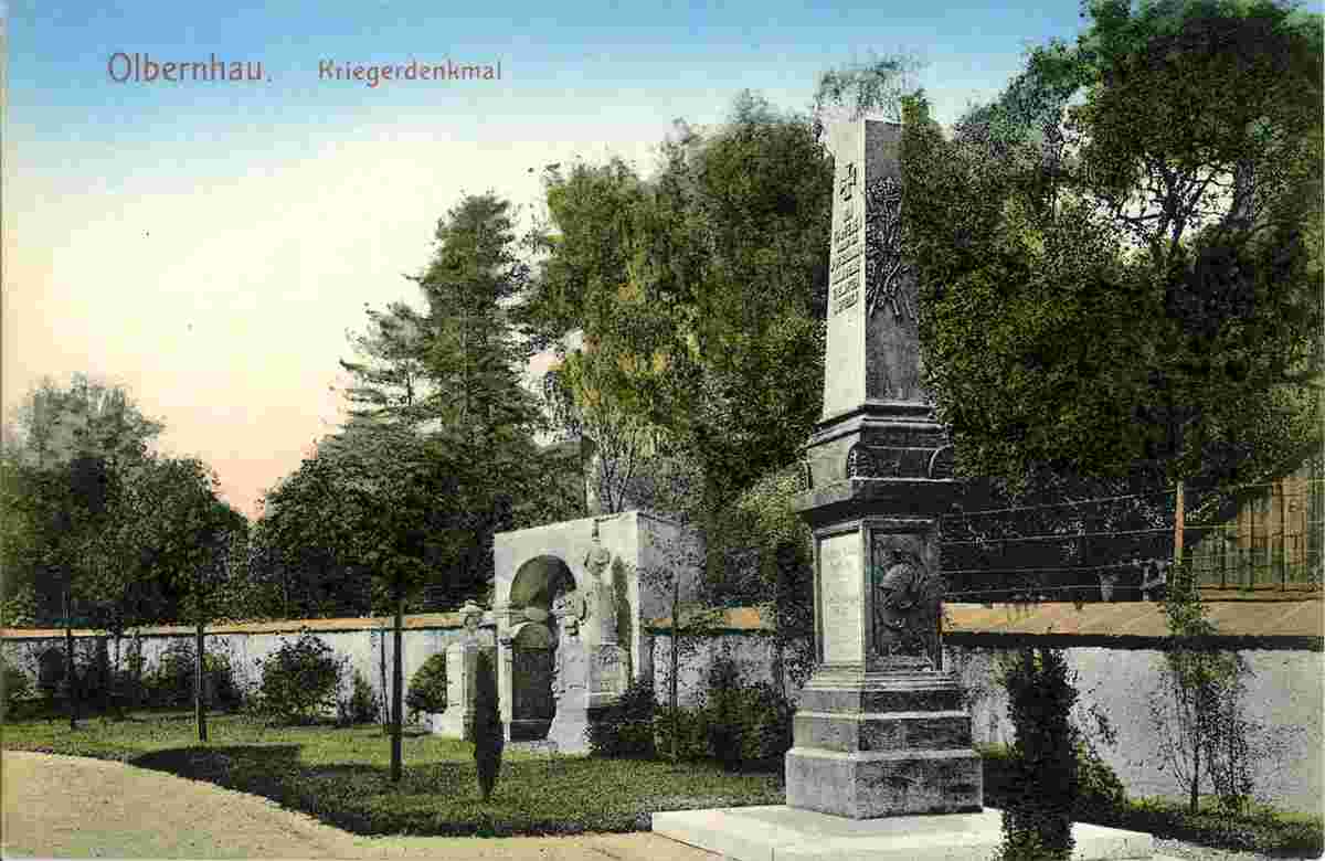 Olbernhau. Kriegerdenkmal, 1925