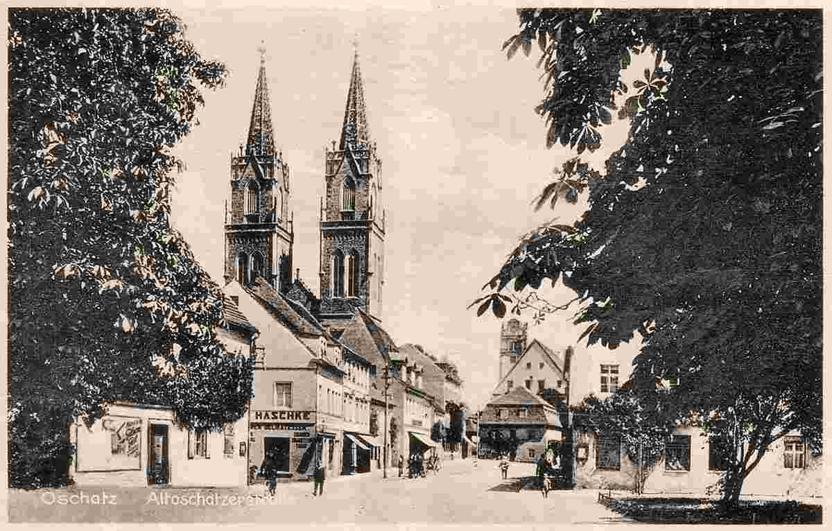 Oschatz. Altoschatzer Straße, 1909