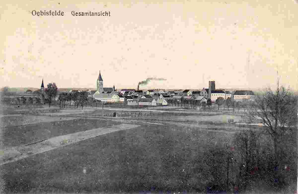 Oebisfelde-Weferlingen. Oebisfelde - Gesamtansicht, 1918