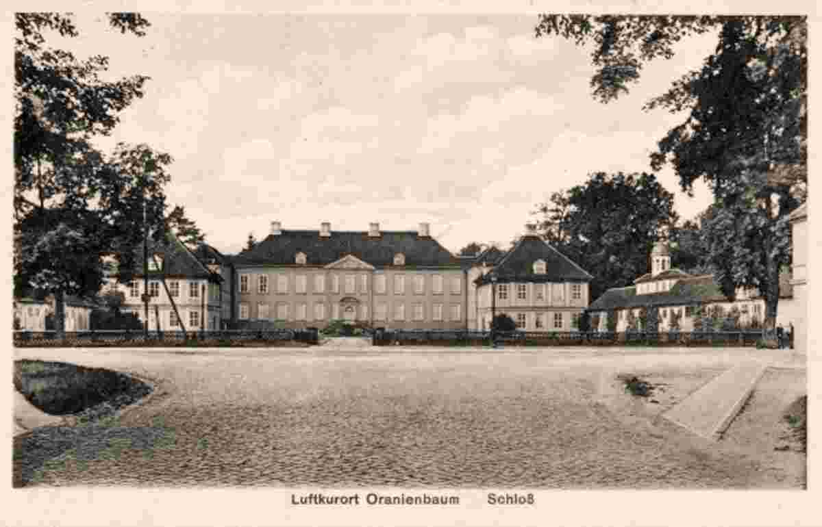 Oranienbaum-Wörlitz. Schloß, 1928