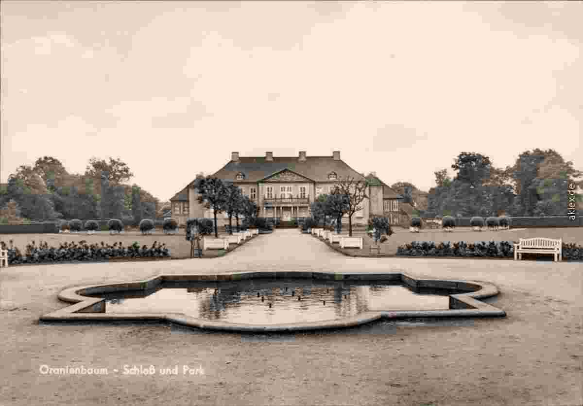 Oranienbaum-Wörlitz. Schloß und Schloßpark, 1968