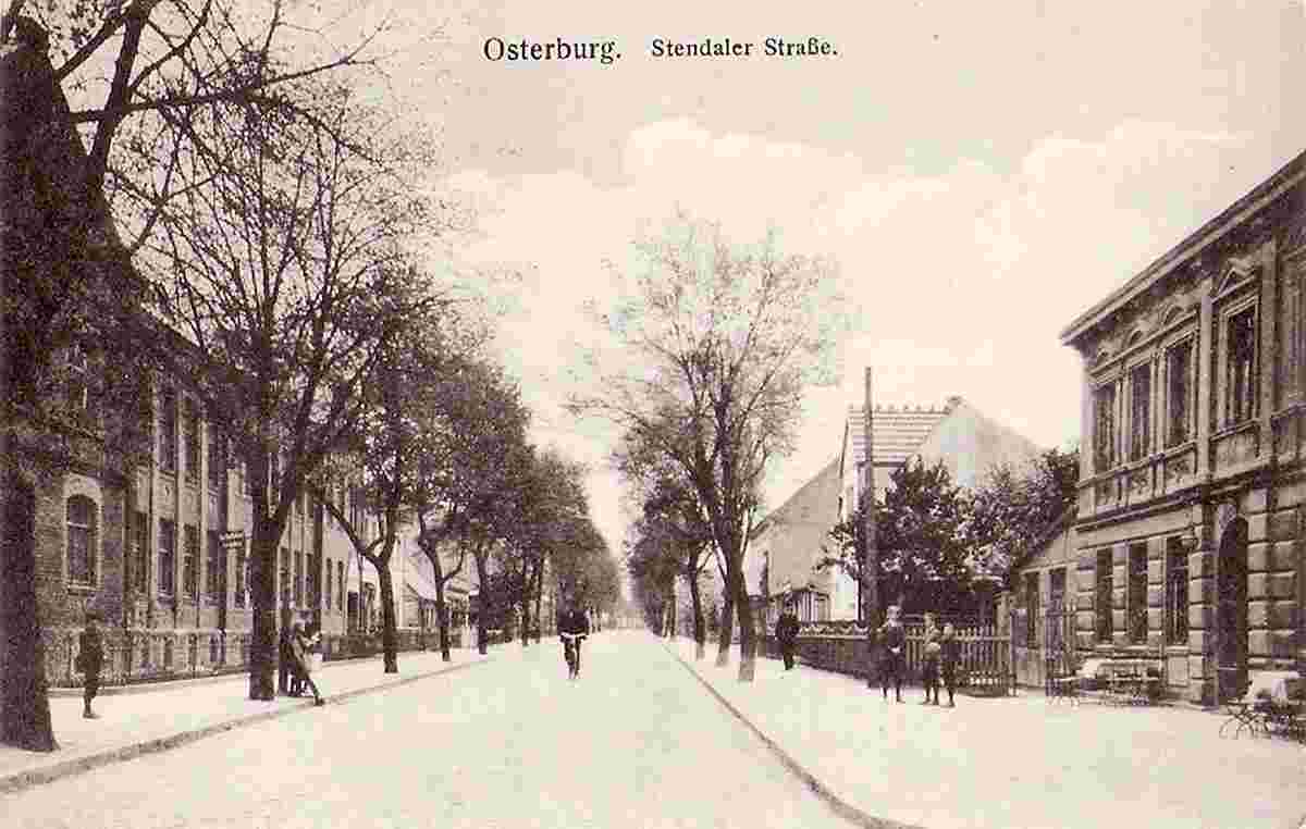 Osterburg (Altmark). Stendaler Straße, 1919