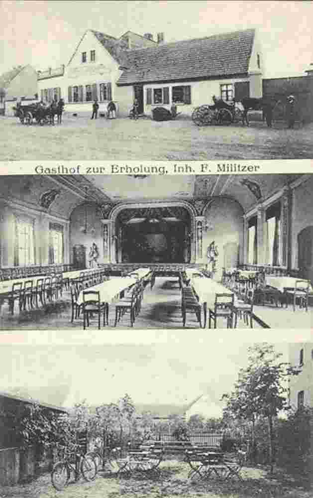 Osternienburger Land. Diebzig - Gasthof zur Erholung, Inhaber F. Militzer, 1919