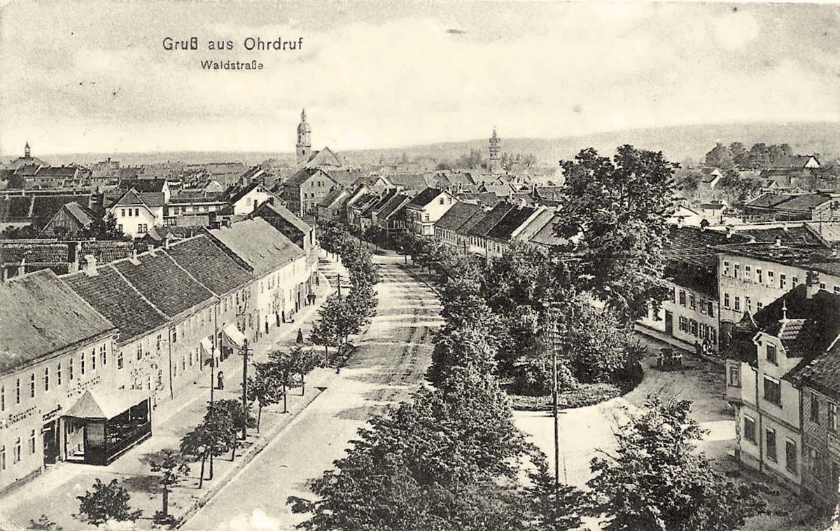 Ohrdruf. Waldstraße, 1915