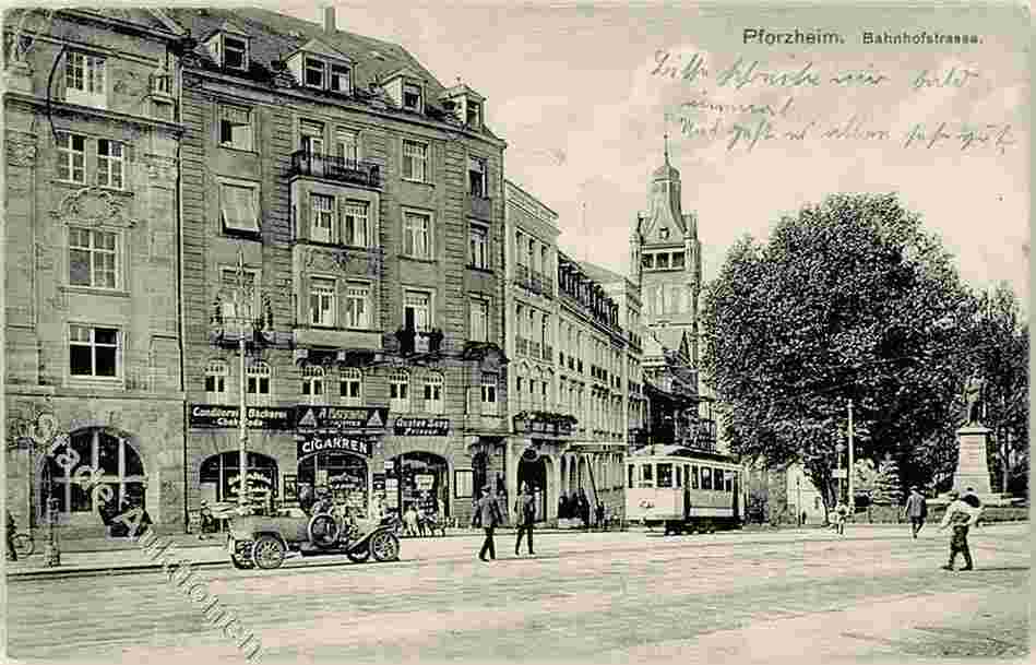 Pforzheim. Bahnhofstraße