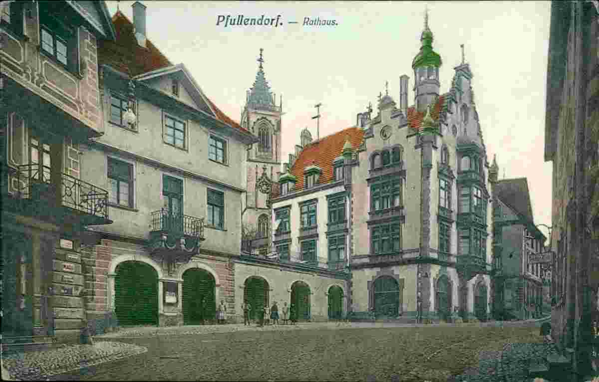 Pfullendorf. Rathaus, um 1910