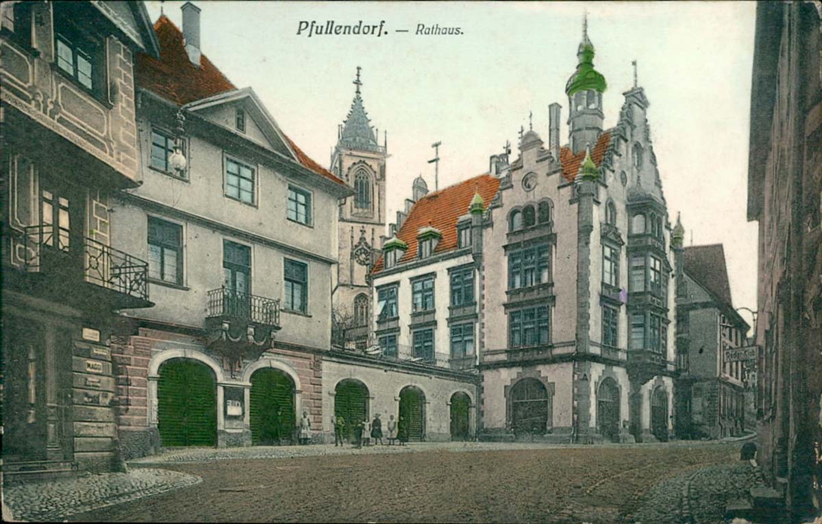 Pfullendorf. Rathaus, um 1910