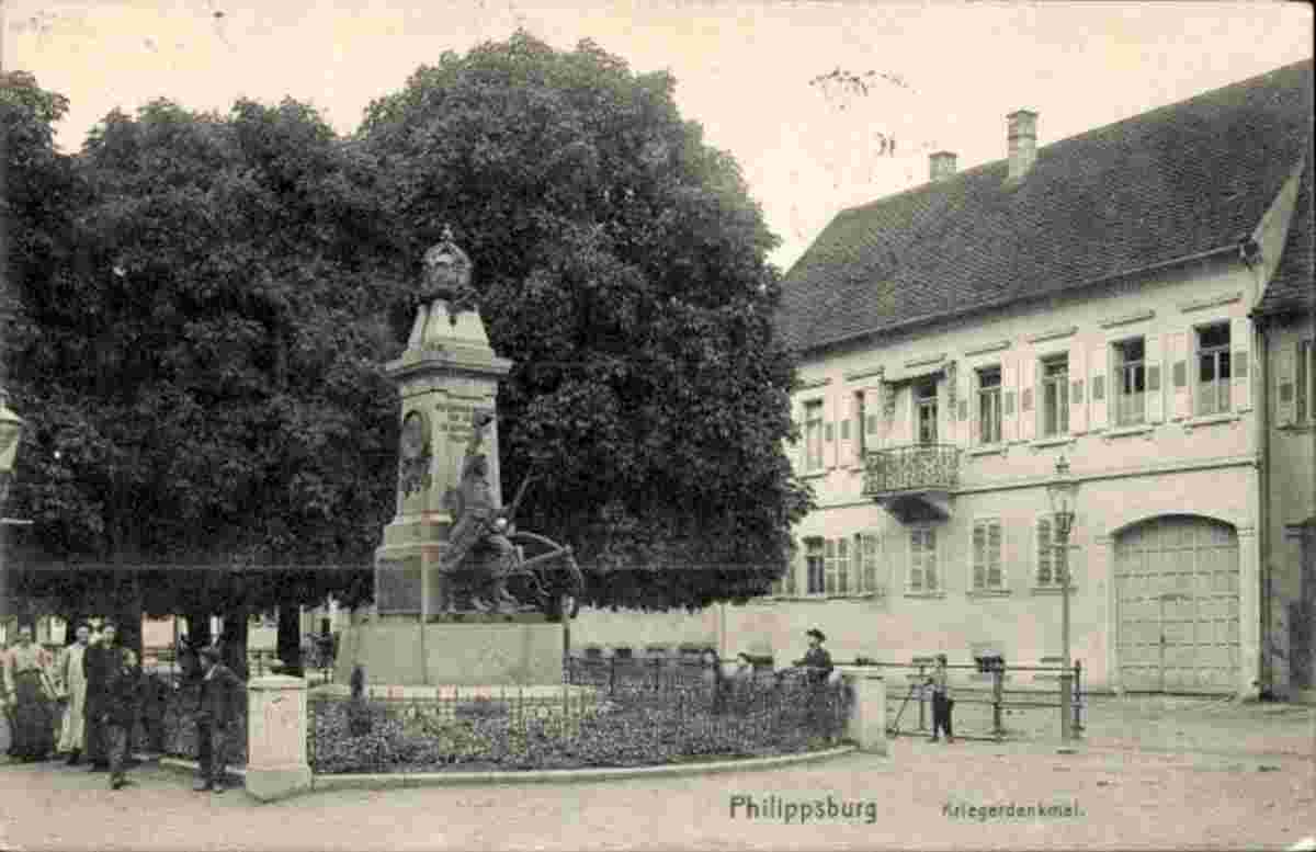 Philippsburg. Kriegerdenkmal, 1910