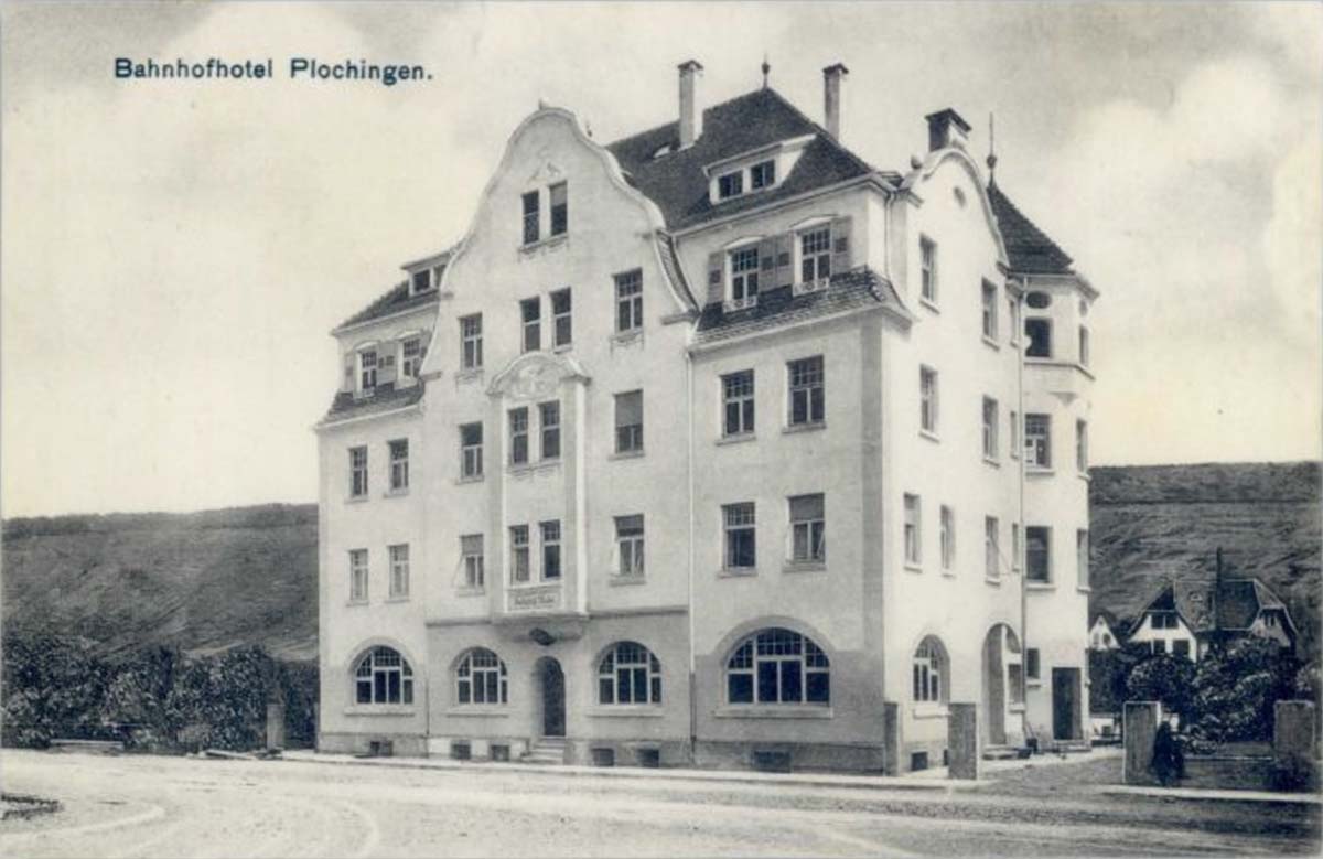 Plochingen. Bahnhofhotel, 1907