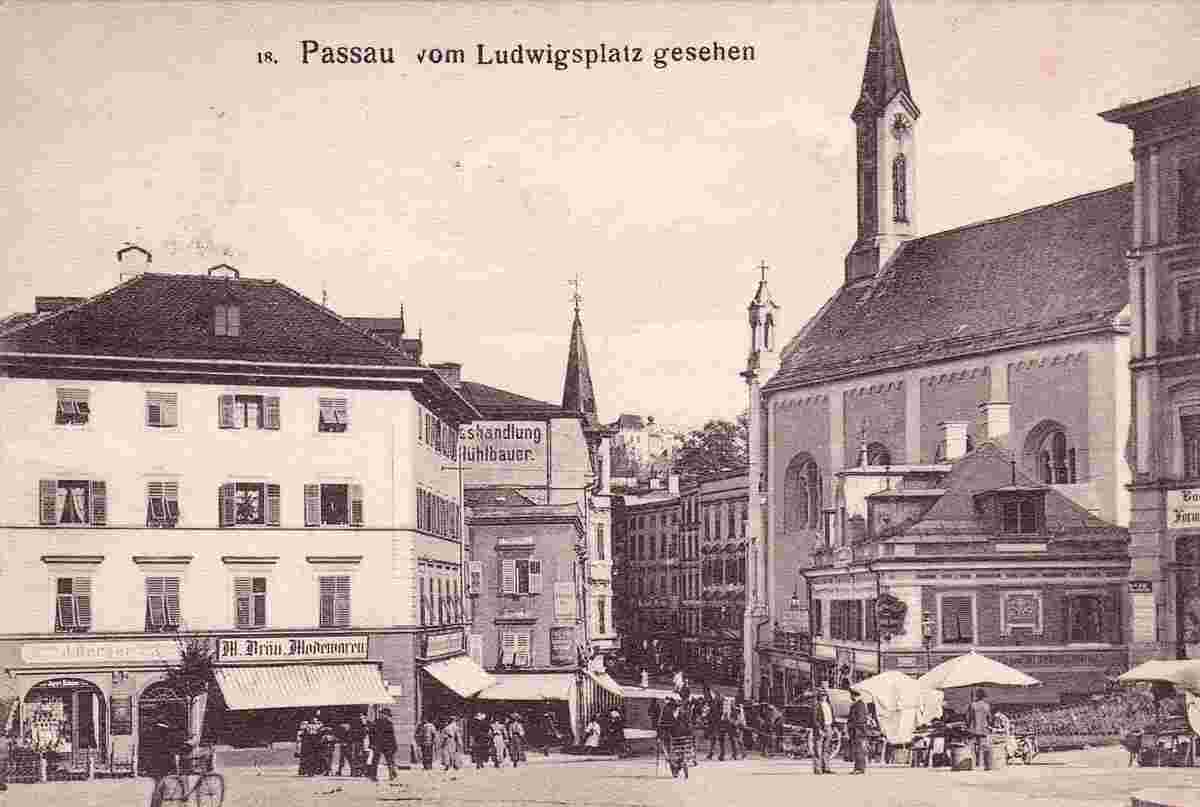 Passau. Ludwigsplatz, 1912