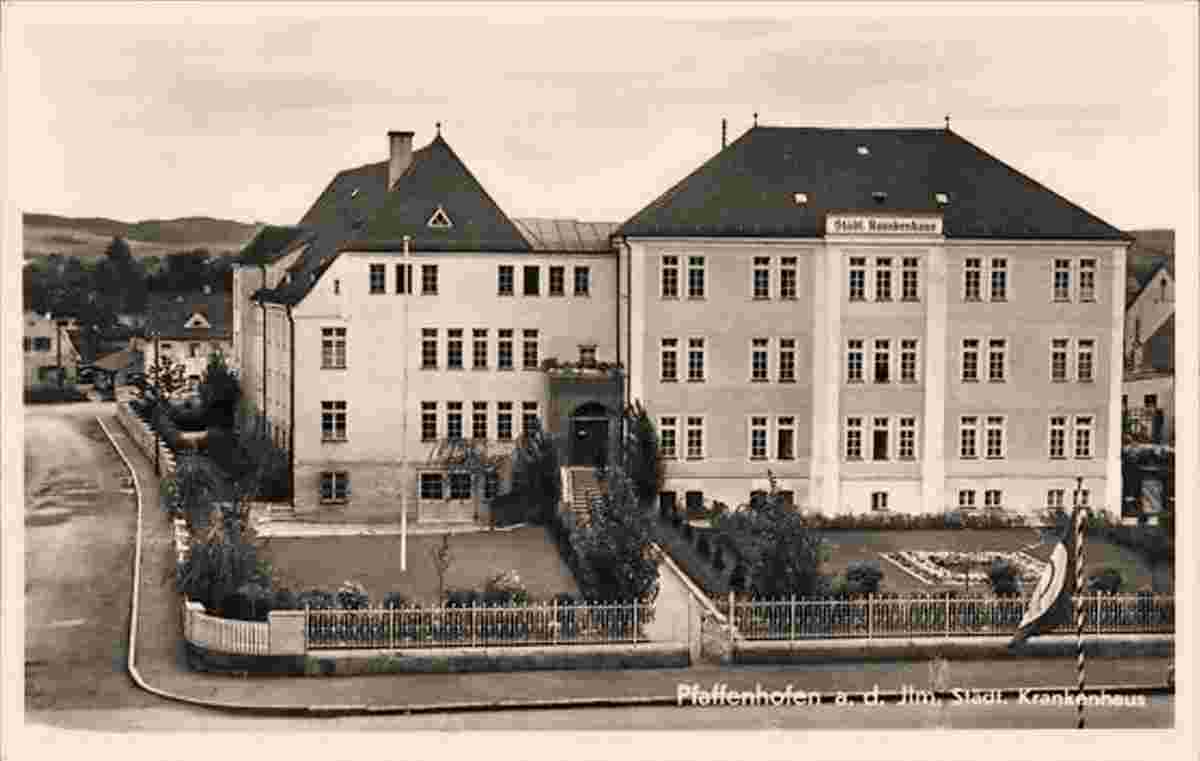 Pfaffenhofen an der Ilm. Städtischen Krankenhaus