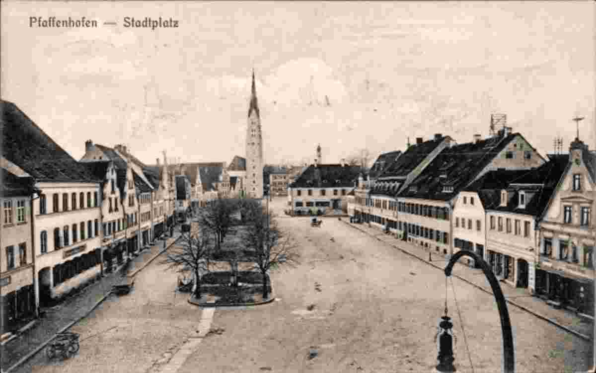 Pfaffenhofen an der Ilm. Stadtplatz, 1910