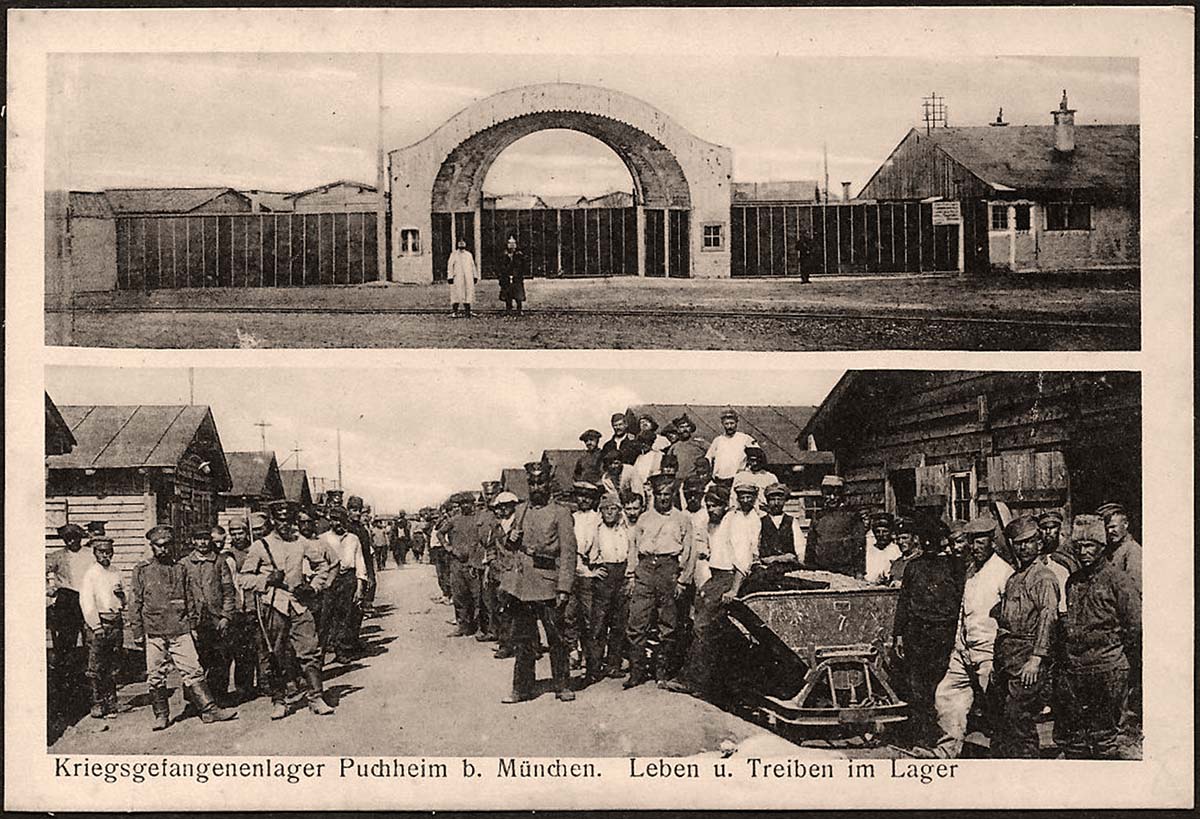 Puchheim. Kriegsgefangenenlager, Leben und Treiben im Lager