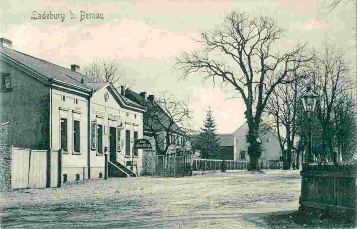 Panketal. Ladeburg - Panorama von dorfstraße, 1910