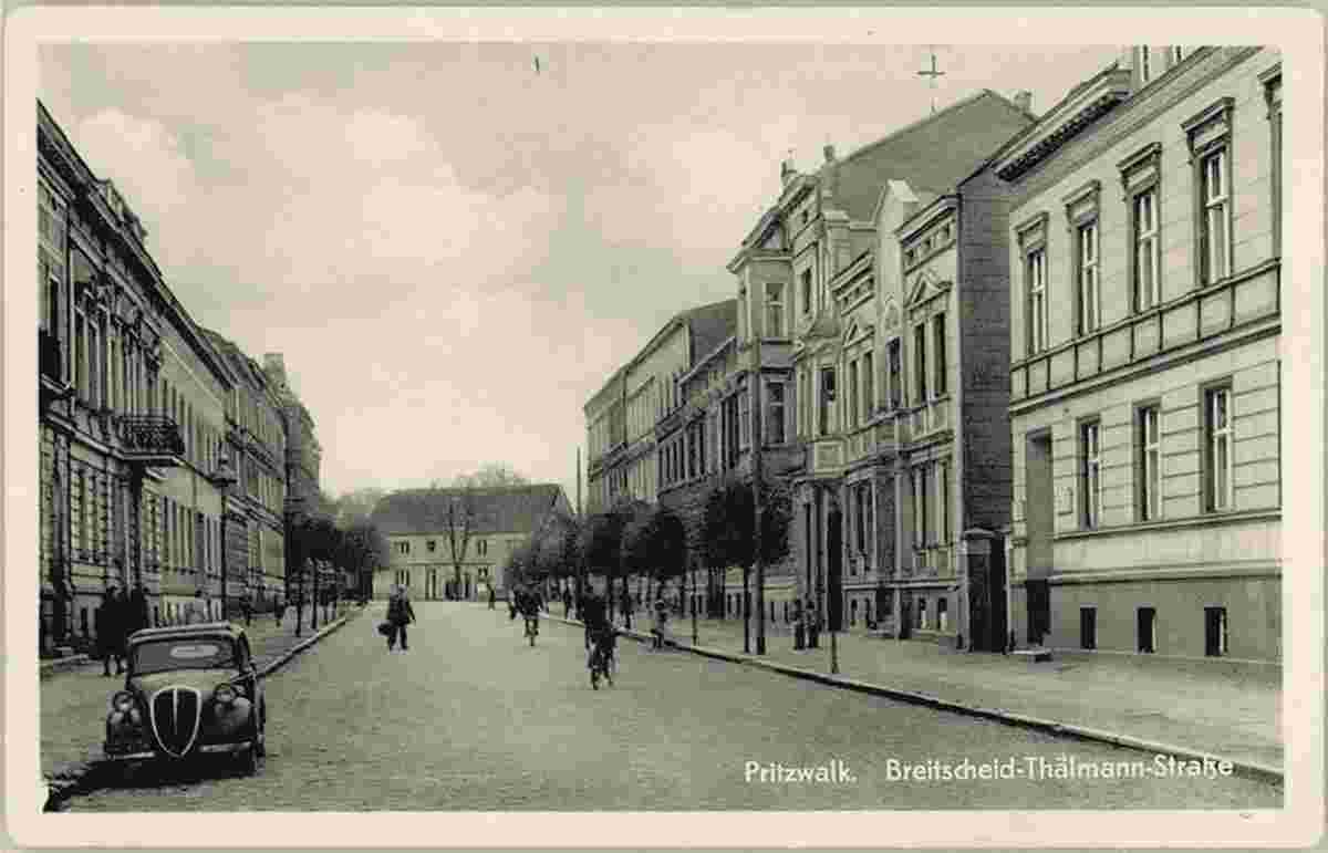 Pritzwalk. Breitscheid-Thälmann-Straße, um 1920