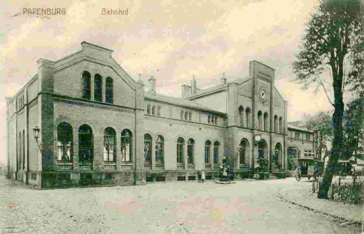 Papenburg. Bahnhof, 1922