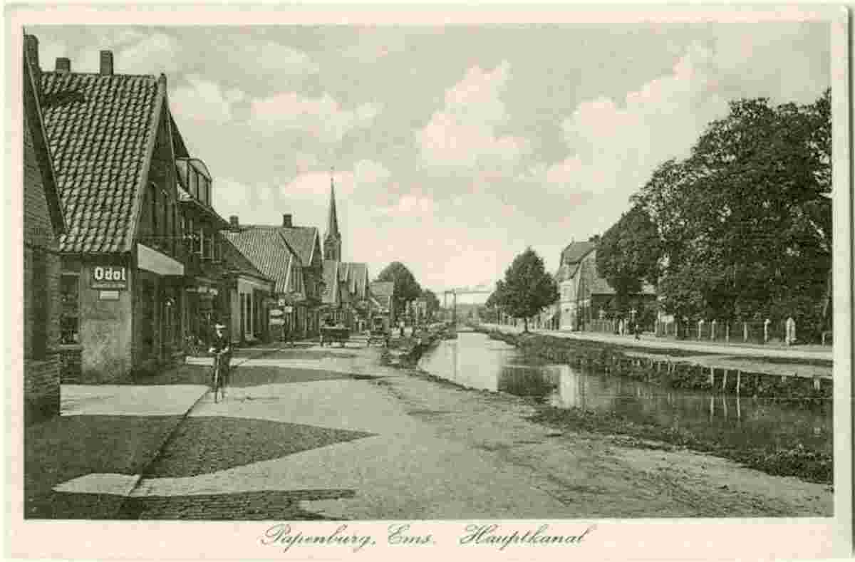 Papenburg. Hauptkanal, 1929