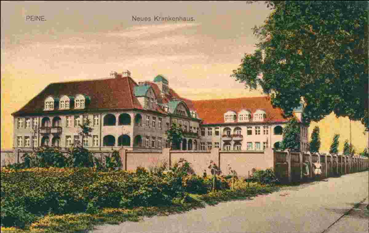 Peine. Neues Krankenhaus, 1922