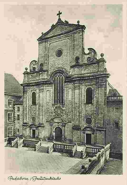 Paderborn. Jesuitenkirche, 1939