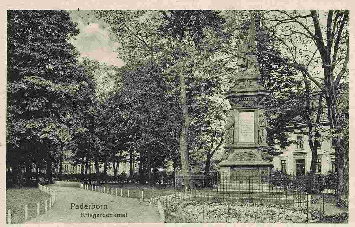Paderborn. Kriegerdenkmal, 1916