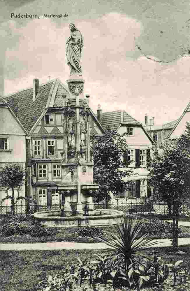 Paderborn. Mariensäule, 1910
