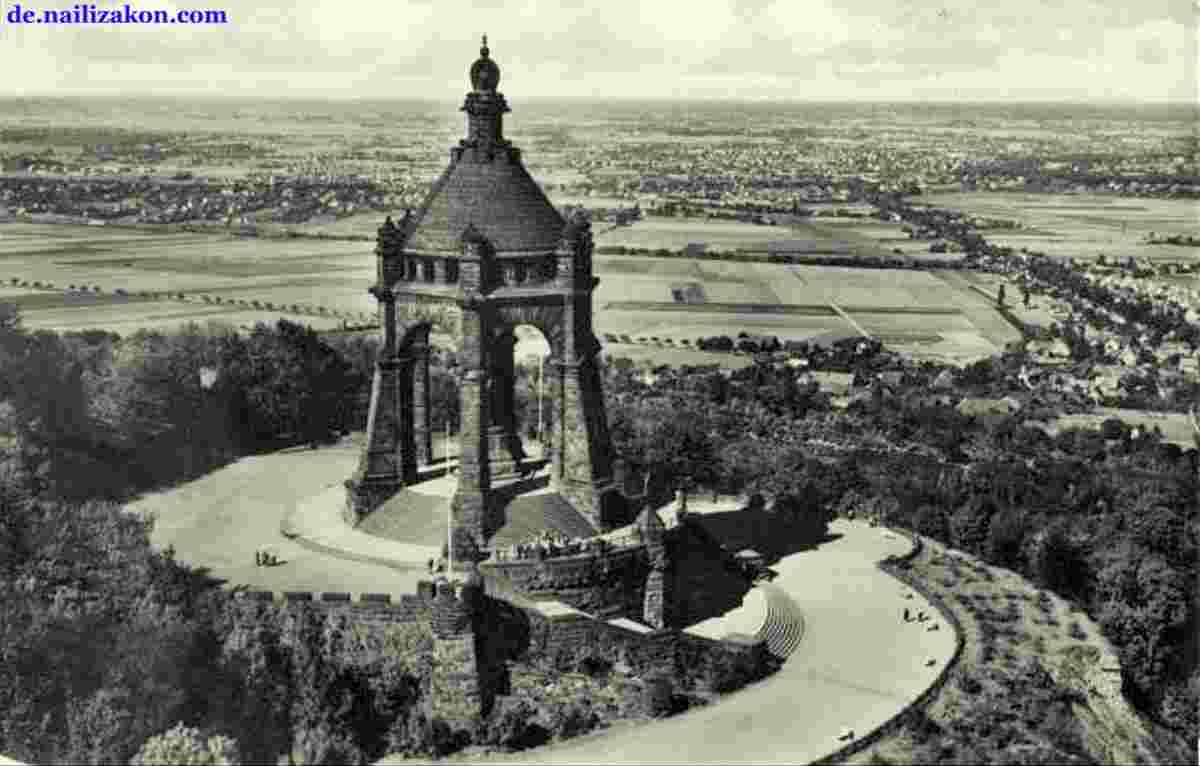 Porta Westfalica. Kaiser-Wilhelm-Denkmal