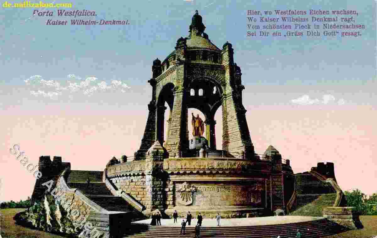 Porta Westfalica. Kaiser Wilhelm-Denkmal