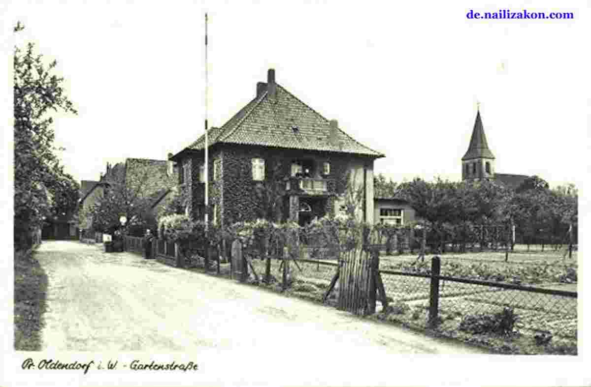 Preußisch Oldendorf. Gartenstraße