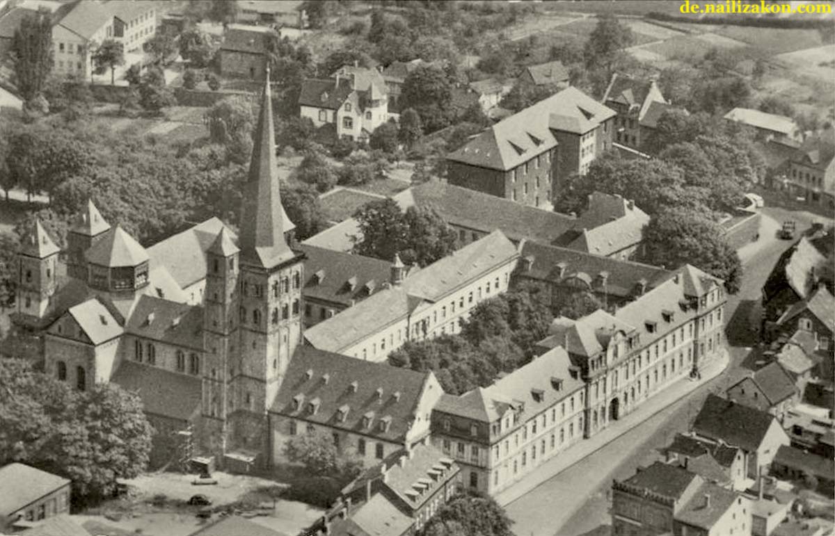 Pulheim. Brauweiler - St. Nikolaus Kirche, 1954