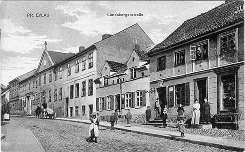 Preußisch Eylau (Bagrationowsk). Landsberger Straße