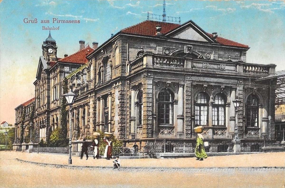 Pirmasens. Bahnhof, 1919