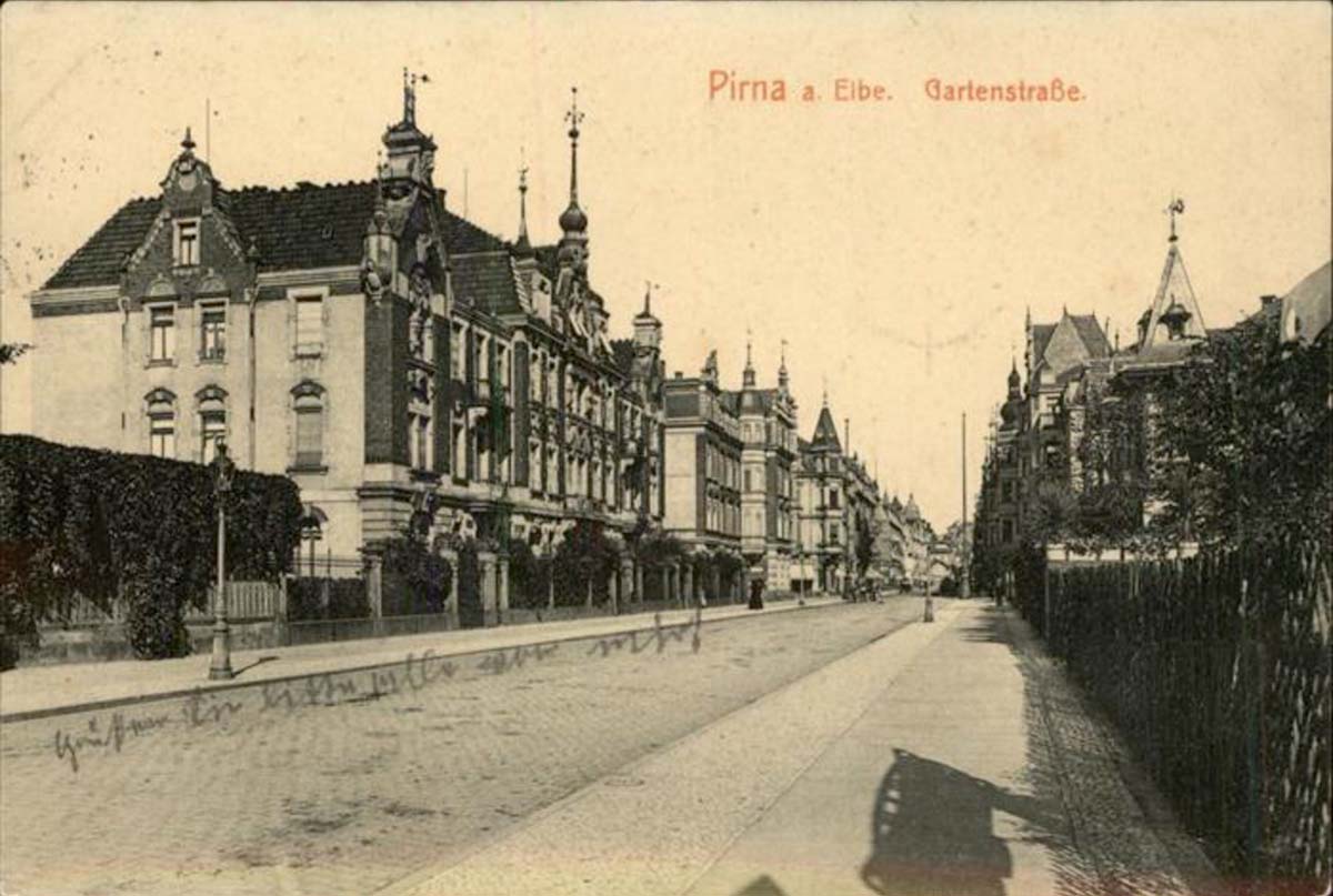 Pirna. Gartenstraße, 1915