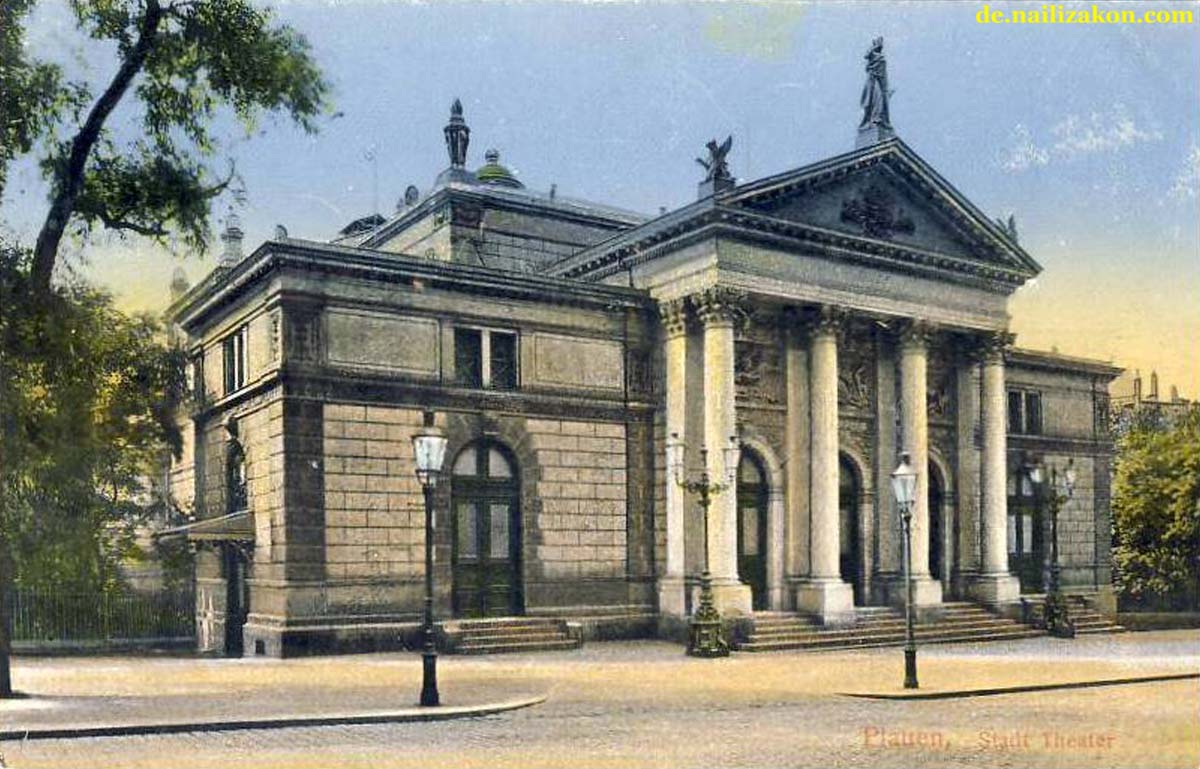 Plauen. Stadttheater, 1917
